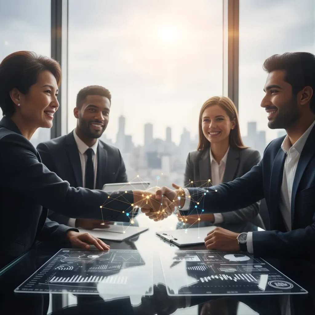 Warm introduction to a venture capital investor through strategic networking for funding.